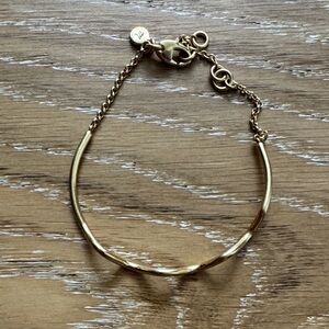 Madewell Gold Chain Bracelet